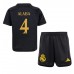 Real Madrid David Alaba #4 Babykleding Derde Shirt Kinderen 2023-24 Korte Mouwen (+ korte broeken)
